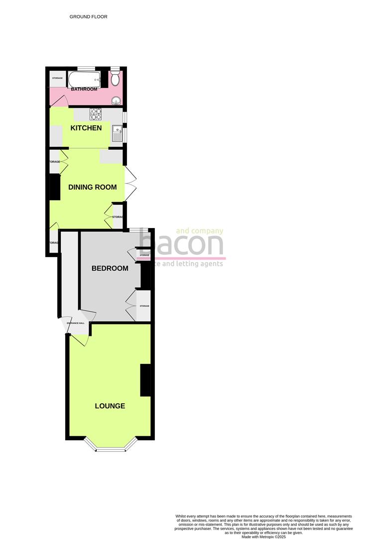 Floor Plan | Flat - Garden | Northcourt Road, Worthing | Sold - Subject to Contract